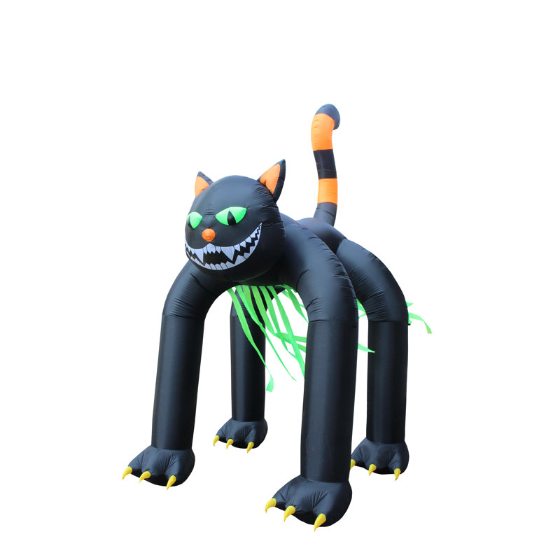 The Holiday Aisle® Giant Cat Archway Yard Halloween Inflatable